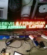 servis running teks