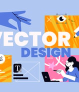 Creative vector design illustration representing digital graphics and branding by Desynco.