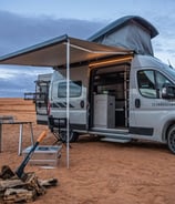 Camper buiten LED verlichting voor sfeer buiten onder je luifel
