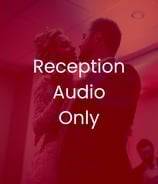 a man and woman in a wedding reception reception