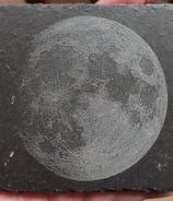 Untersetzer mit Mondfoto
