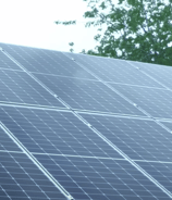 solar panelled roof