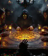 ESCALOFRIANTE! - Mesa ouija, apariciones, medium con ojos brillantes, 8 personas aterradas