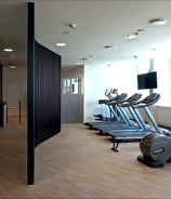 Sala pesi di una palestra ristrutturata - Cagil Costruzioni