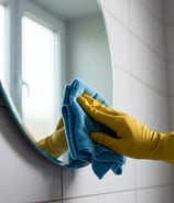 Vyleštění zrcadel a oken