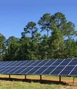Instalação de placas solares na zona rural