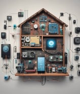 une maison intelligente avec ces capteurs