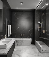 Luxury Italian bathroom vanity with modern design by pavkann
