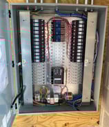 This lighting contact panel allowed a local church to have custom lighting controls.