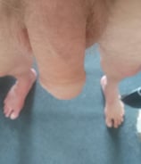 Axel TheBeast standing showing his penis