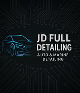 “High-gloss ceramic coating finish on black vehicle”