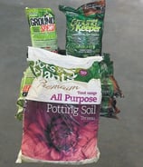 Potting Soil/ Grass seeds/ Lawn Fertilizer