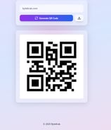 a qr code coder on a phone