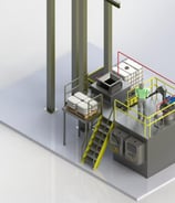 Dosificador de Borax Liquido para adhesivo no setor de papelao corrugado
