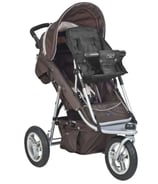 a baby stroller with a stroller and a stroller