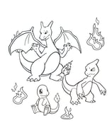 Charizard kleurplaat