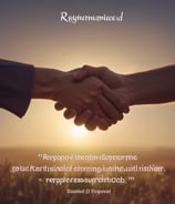 a couple holding hands with a quote about love