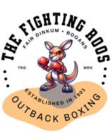 a kangaroo with a boxing glove on it