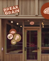 Identité visuelle - Break the grain - coffee par Soleado studio