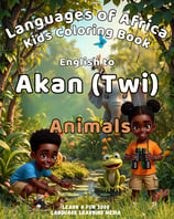 Akan (Twi) Animals Coloring Book