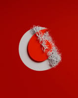 Vodafone logo on a red background