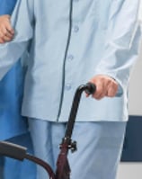 a nurse and a nurse in scrubs