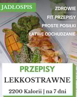 Dieta lekkostrawna - jadłospis pdf