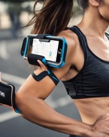 person holding pink and white dumbbells