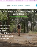 site Turismo da Beira Baixa produzido por JA digital Pro