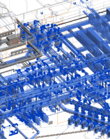 BIM management for facility, MEP coordination with other trades, Building information modeling