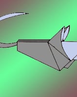 Origami di un topolino