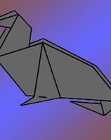 Origami di una foca