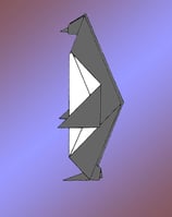 Origami di un Pinguino