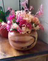 Pot à fleures séchées en séquoia