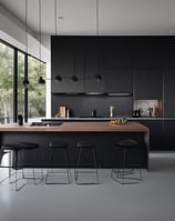 The image features a modern architectural interior with smooth, curving metallic surfaces and large glass windows that allow natural light to pour in. The structure has an organic, sculptural form that creates dynamic shadows and reflections.