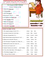 object pronouns worksheet