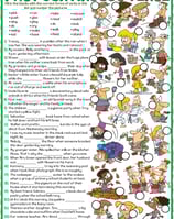 past continuous tense esl printable grammar exercises worksheet