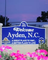 Picture of Town of Ayden, NC sign.