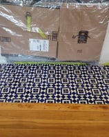 mosiac fireplace floor