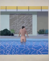 Peter Getting Out of Nick's Pool by David Hockney, 1966