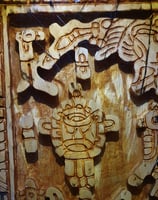Detail of Mayan table