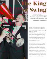 Sydney swing singer Greg Poppleton Glory Days NZ magazine interview