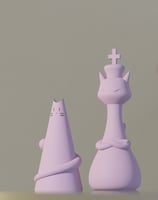 Perfect for Cat and Chess lovers