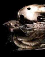 a imaginary engine inspired by star wars tecnology