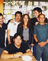 Con el equipo de Diseño de La Revista del Consumidor (Profeco)