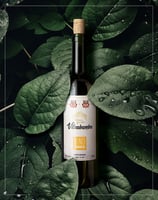 publicidad vino naturaleza hojas verdes 
