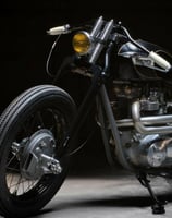 Hardtail 1971 TRIUMPH TR6 TIGER. Click image for  full details