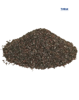 a pile of  Trident Abrasive brown aluminum oxide 
