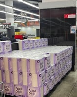 Aura Soft Velvet Touch toilet tissue