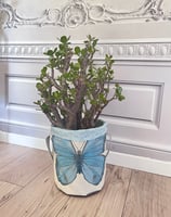 cache pot en tissus 